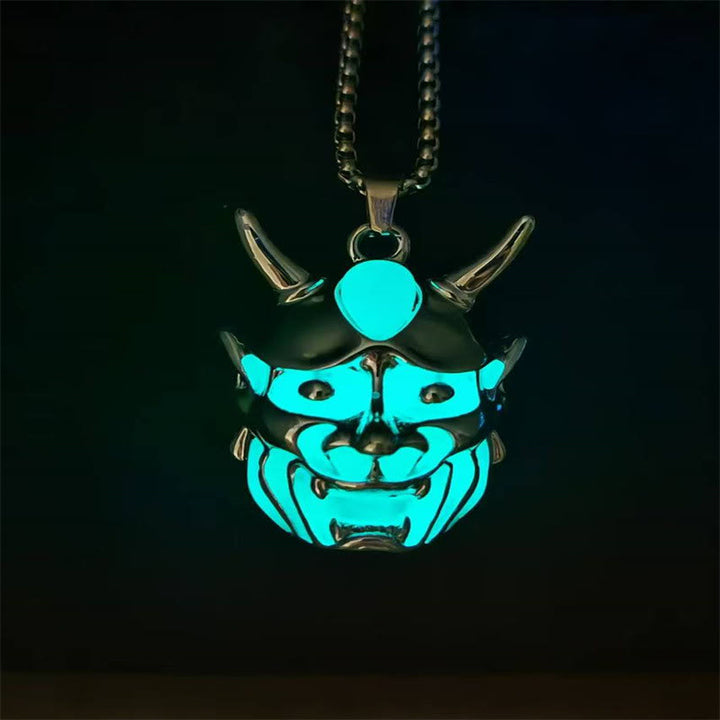 WorldNorse Samurai Mask Glow Necklace