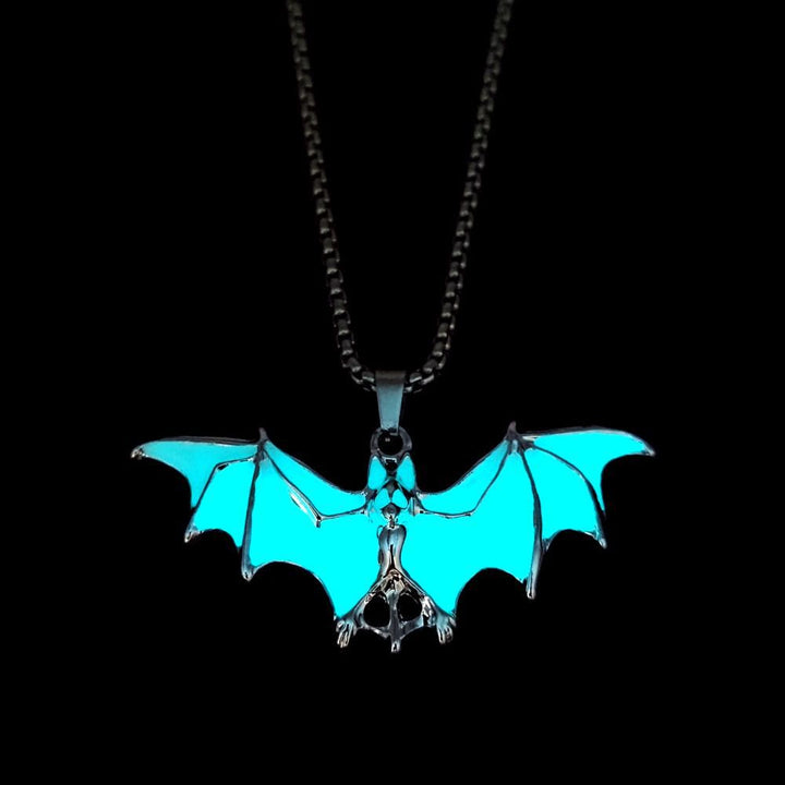 WorldNorse Bat Glow In The Dark Necklace