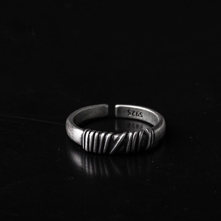 WorldNorse Antique Wrap Band Adjustable Ring