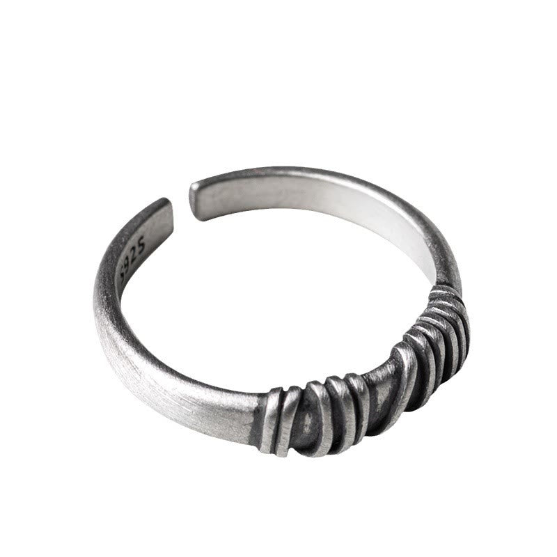 WorldNorse Antique Wrap Band Adjustable Ring