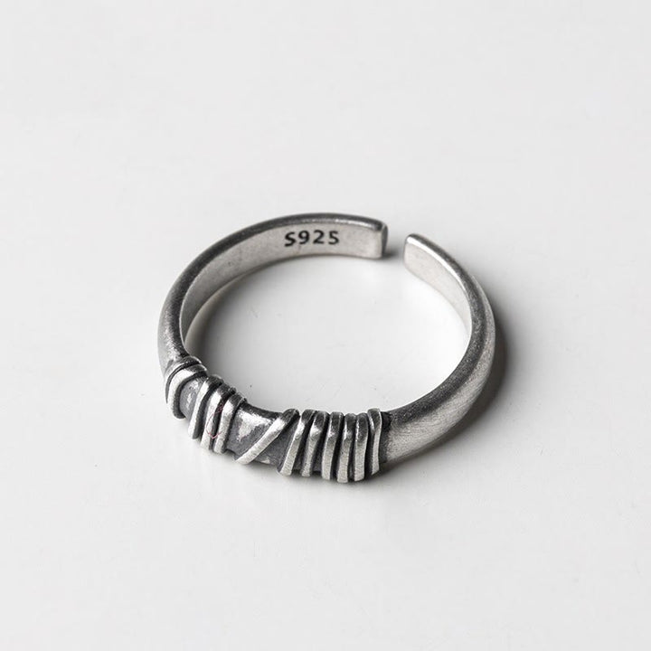 WorldNorse Antique Wrap Band Adjustable Ring