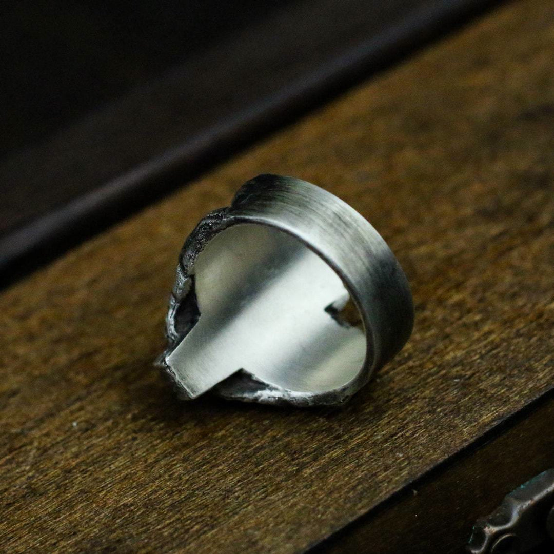 WorldNorse Gothic Skeleton Coffin Tomb Ring