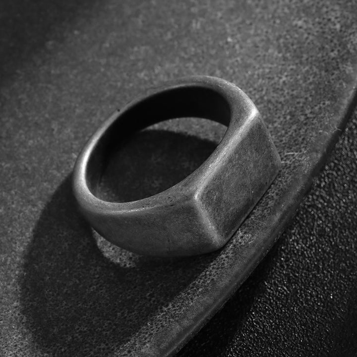 WorldNorse Polished Simple Rectangular Ring