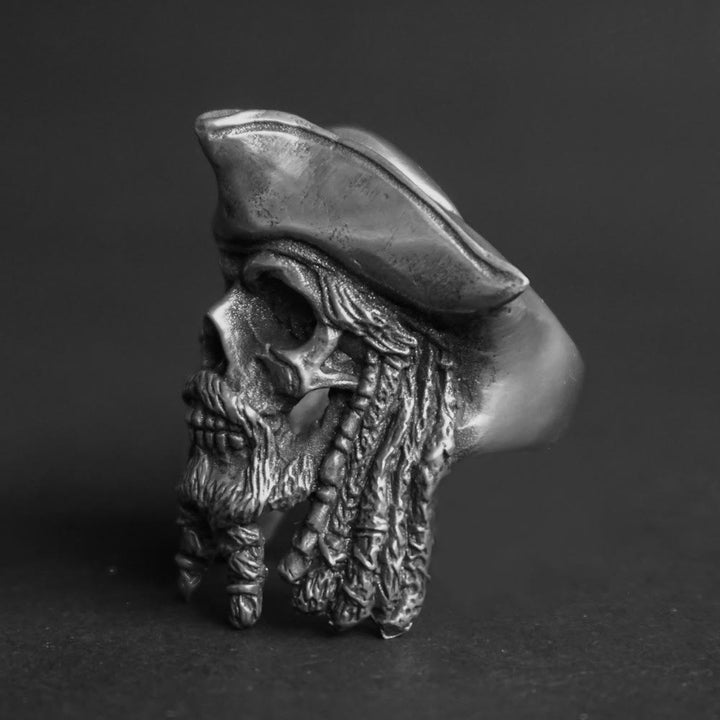 WorldNorse Pirate Captain Skull Ring