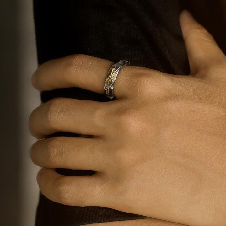 WorldNorse Wish Emblem Hammered Open Ring / Necklace / Earrings - image 2