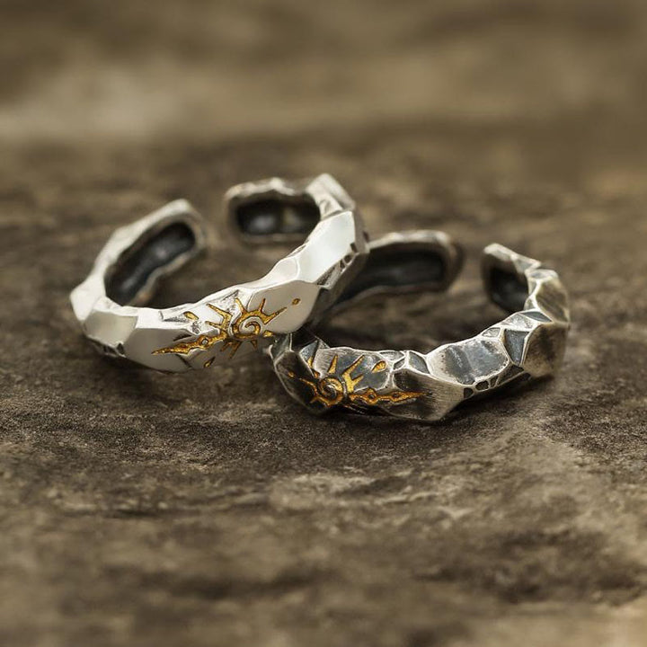 FREE Today: Wish Emblem Hammered Open Ring