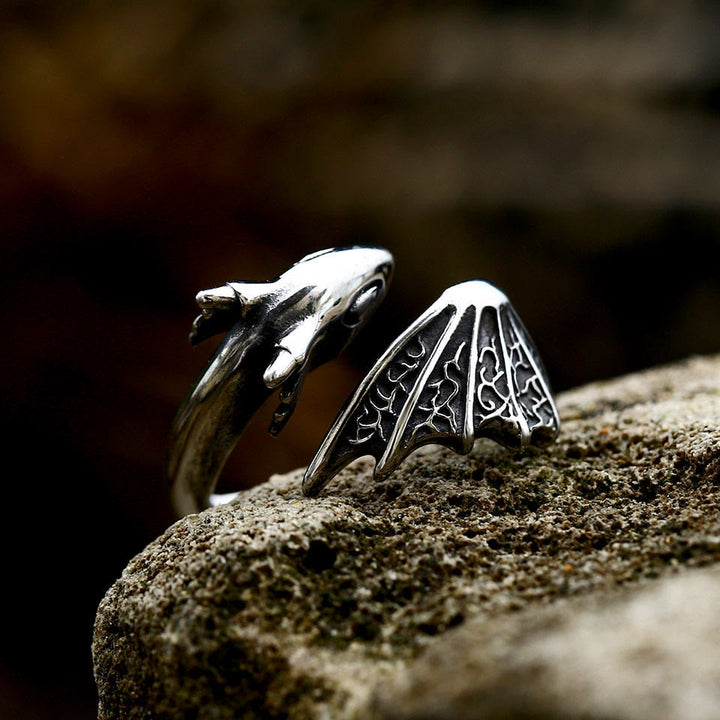 WorldNorse The Flying Dragon Vintage Ring