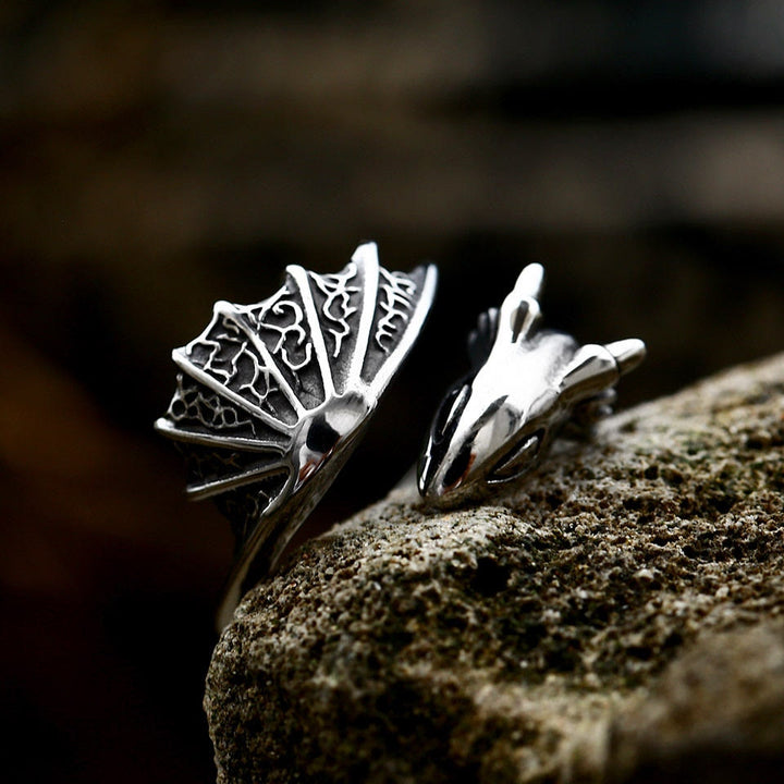WorldNorse The Flying Dragon Vintage Ring