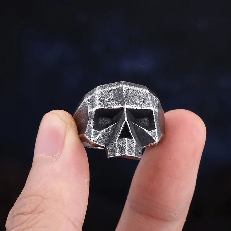 WorldNorse Hard Unique Design Skull Ring