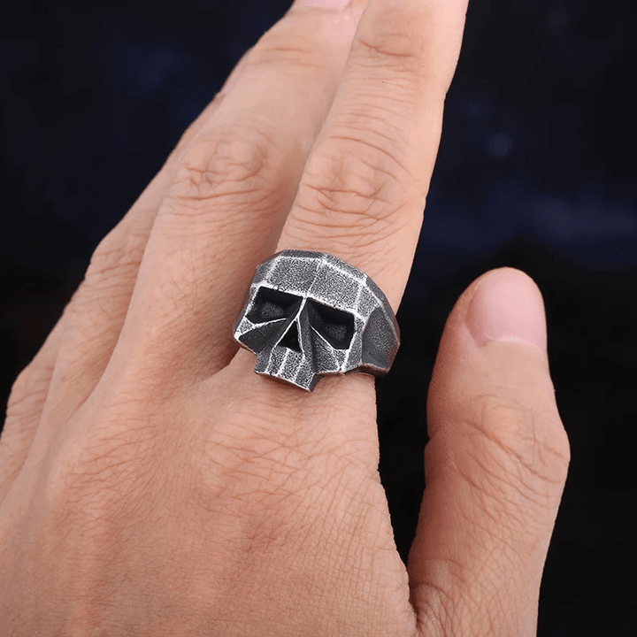 WorldNorse Hard Unique Design Skull Ring