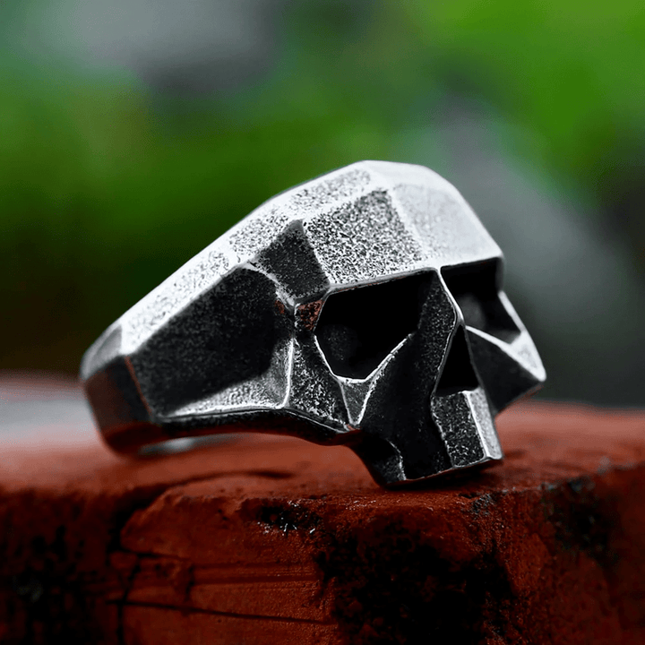 WorldNorse Hard Unique Design Skull Ring