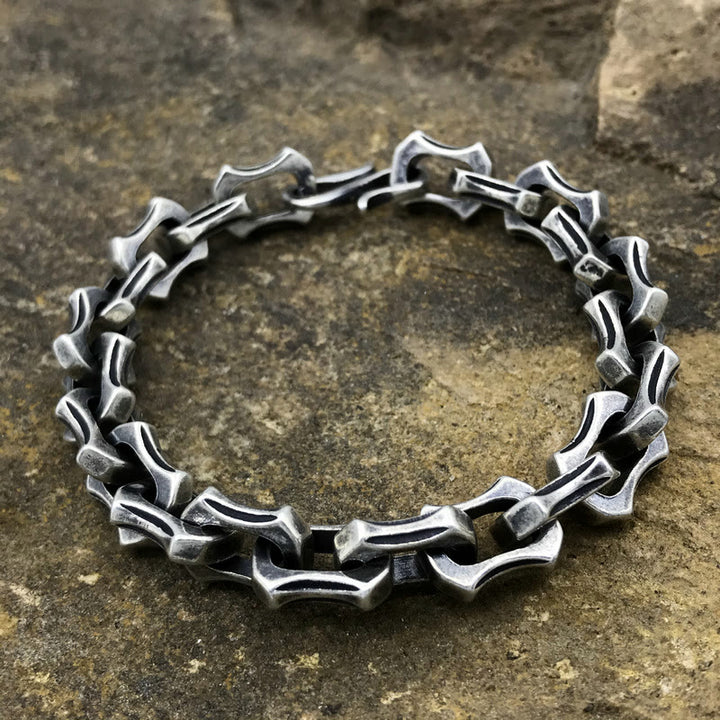 WorldNorse Unique Interlocking Link Chain Bracelet