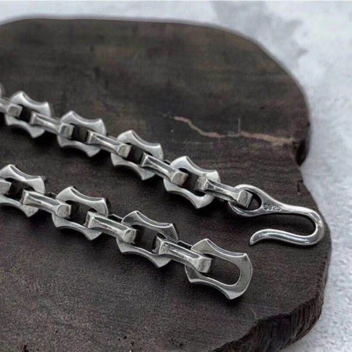 WorldNorse Unique Interlocking Link Chain Bracelet