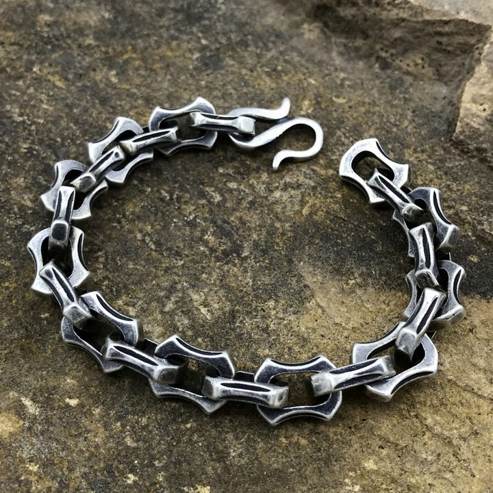 WorldNorse Unique Interlocking Link Chain Bracelet