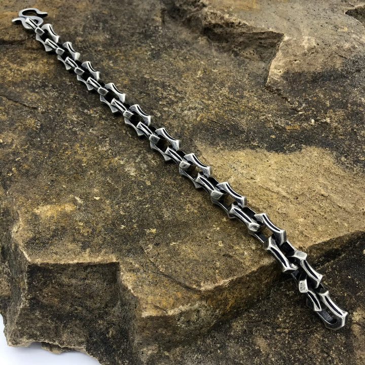 WorldNorse Unique Interlocking Link Chain Bracelet