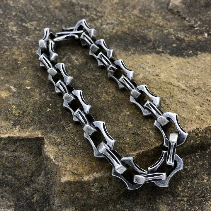 WorldNorse Unique Interlocking Link Chain Bracelet