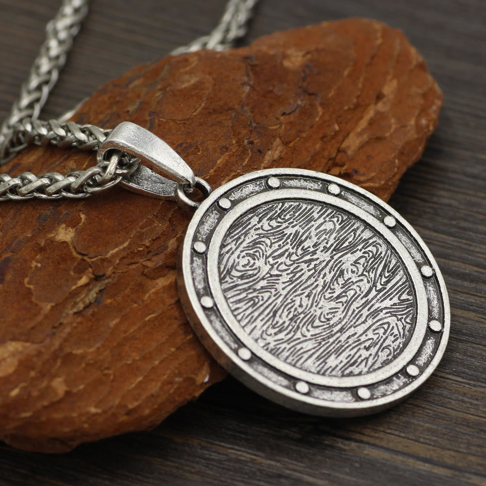 WorldNorse Vegvisir Rune Round Necklace