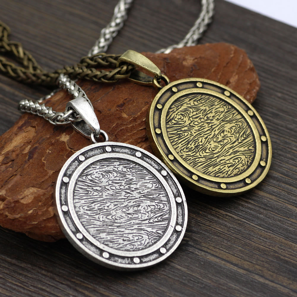 WorldNorse Vegvisir Rune Round Necklace