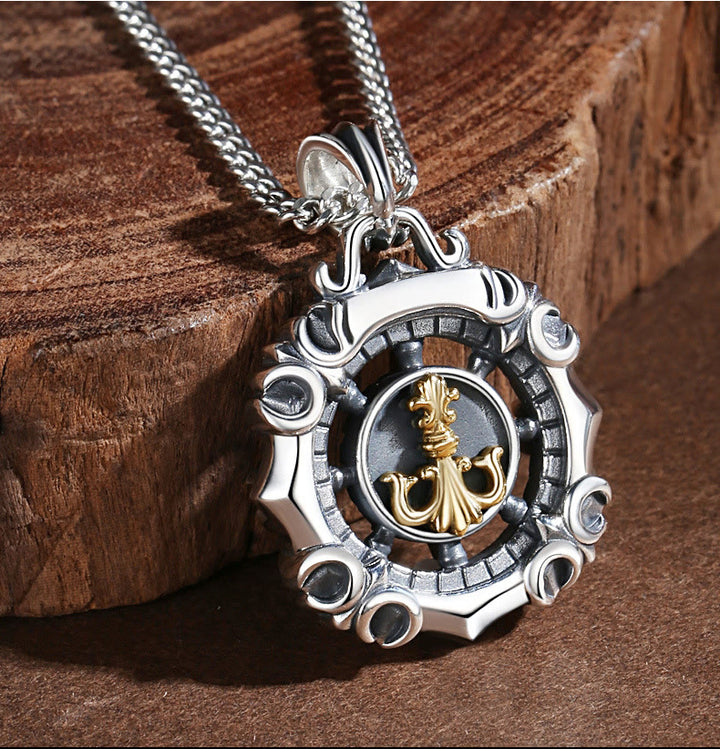 WorldNorse Celestial Constellation Compass Necklace