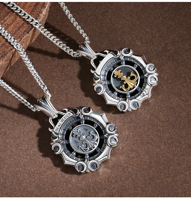 WorldNorse Celestial Constellation Compass Necklace - image 7