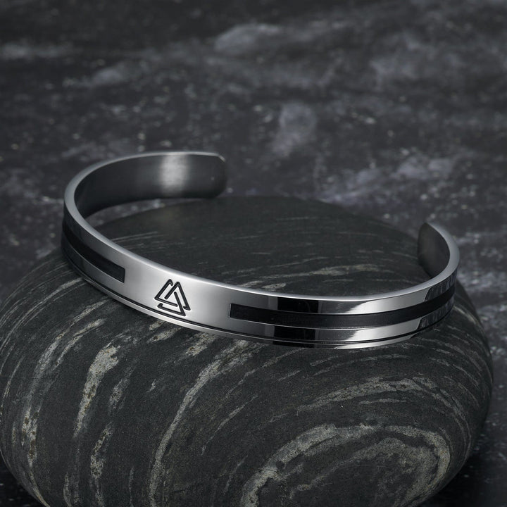 WorldNorse Odin's Triangle Valknut Bracelet