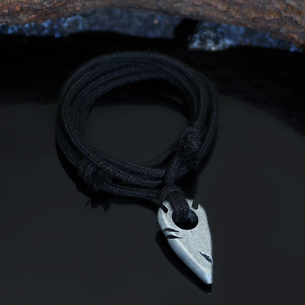 WorldNorse Unique Retro Arrowhead Necklace