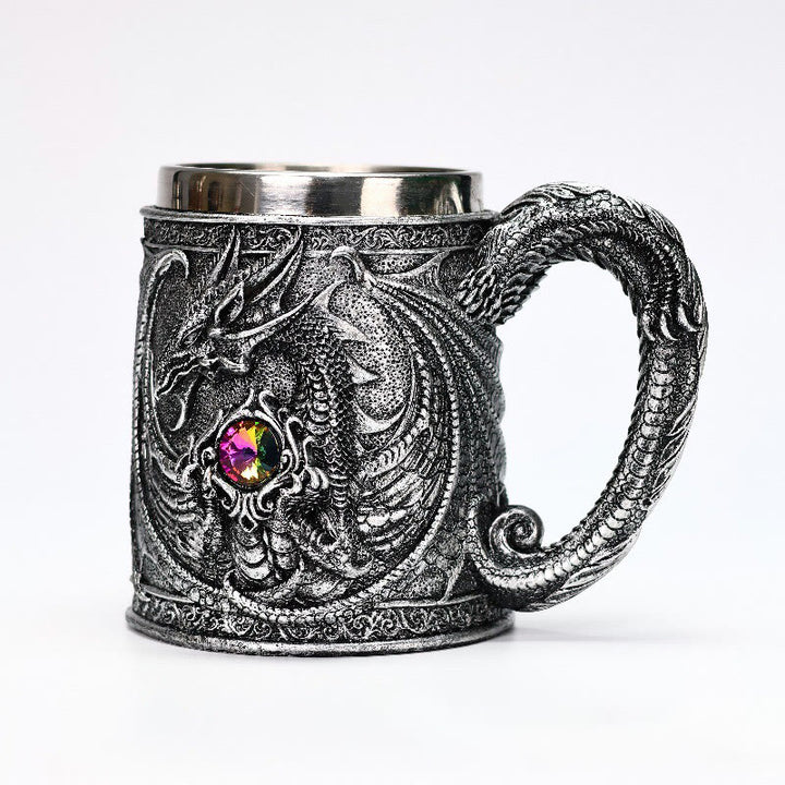 WorldNorse Medieval Nordic Fly Dragon Mug