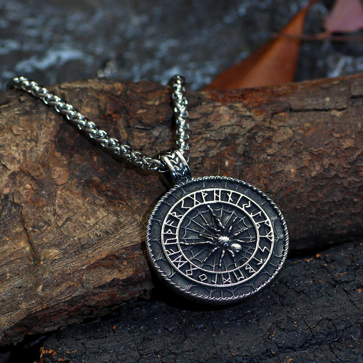 WorldNorse Viking Rune Spider Necklace - Necklace - image 0