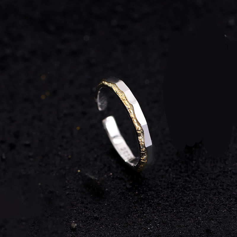 WorldNorse Engrave Two-Tone Ring