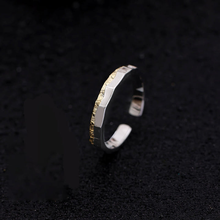 WorldNorse Engrave Two-Tone Ring