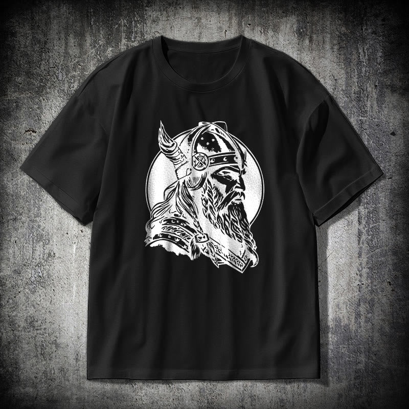 WorldNorse Viking Of God Warrior T-shirt - Black - 2XL - image 0