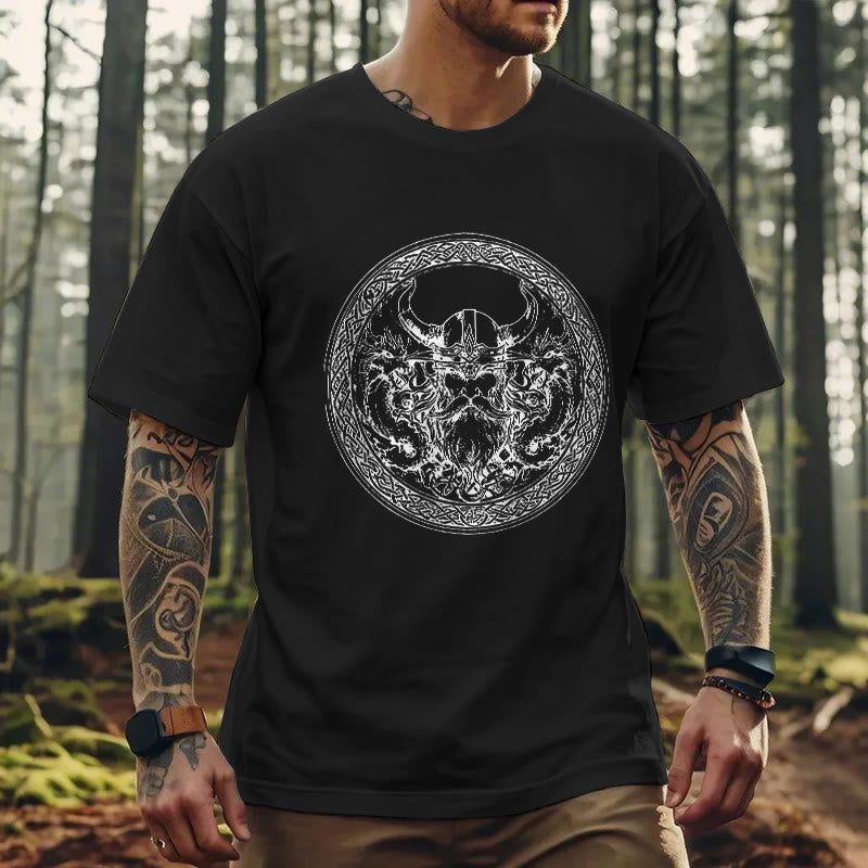 WorldNorse Celtic Knot Power Odin God T-shirt