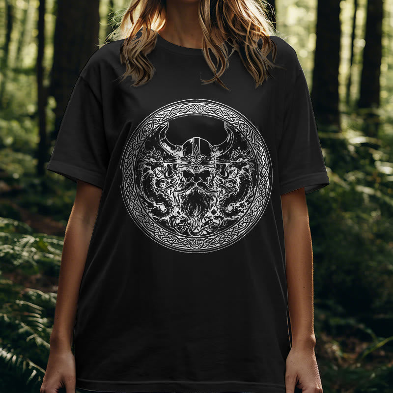 WorldNorse Celtic Knot Power Odin God T-shirt