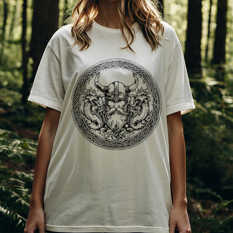 WorldNorse Celtic Knot Power Odin God T-shirt