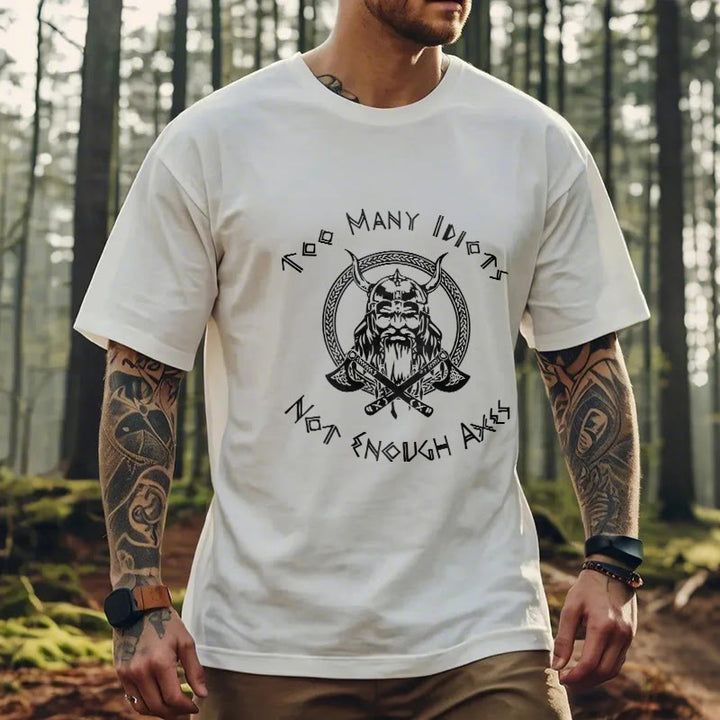 WorldNorse Viking Rune With Warrior Axe T-shirt - image 13