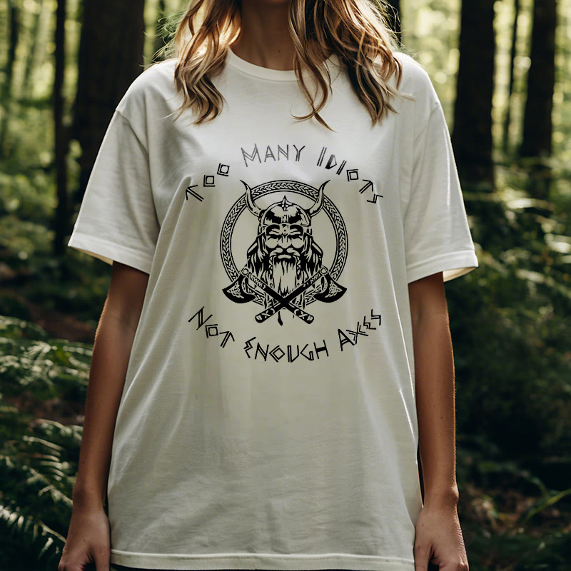 WorldNorse Viking Rune With Warrior Axe T-shirt - image 16