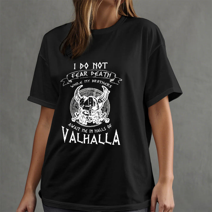 WorldNorse Do Not Fear Death Valhalla T-shirt