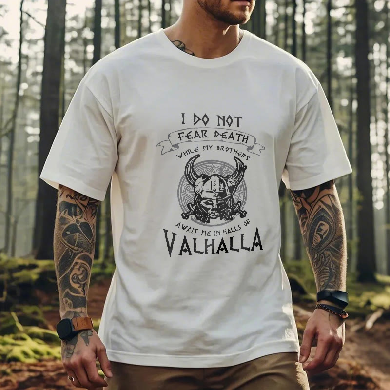 WorldNorse Do Not Fear Death Valhalla T-shirt