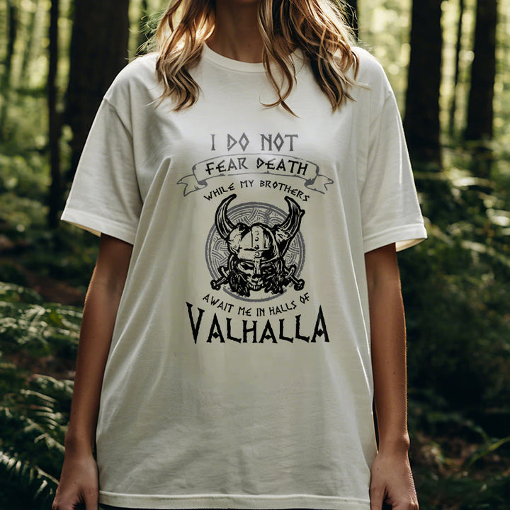 WorldNorse Do Not Fear Death Valhalla T-shirt - image 16