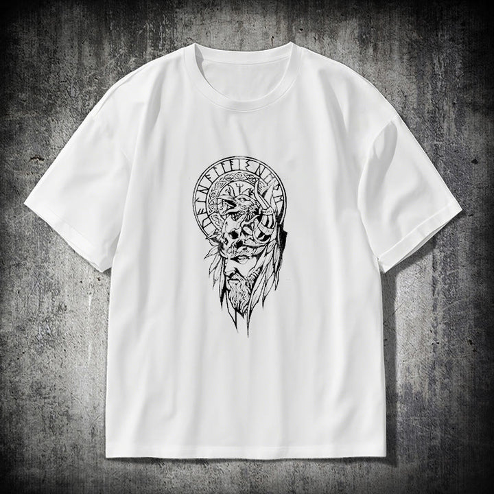 WorldNorse Vegvisir Wolve Celtic T-shirt