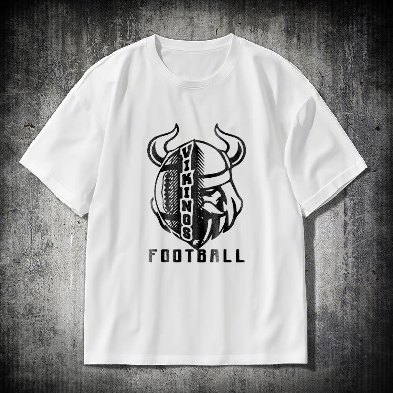WorldNorse Vikings Football Empire T-shirt - White - 2XL - image 9