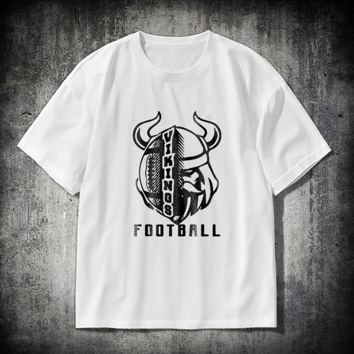 WorldNorse Vikings Football Empire T-shirt - White - 2XL - image 9