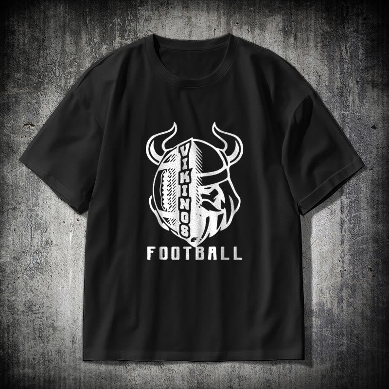 WorldNorse Vikings Football Empire T-shirt - Black - 2XL - image 0
