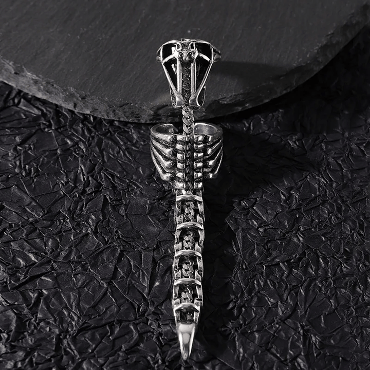 WorldNorse Gothic Scorpion Tail Adjustable Ring