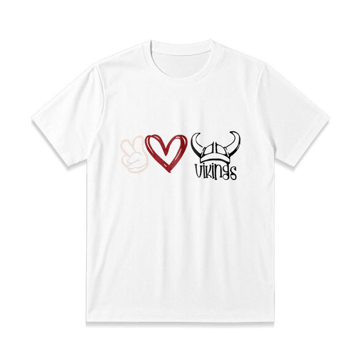 WorldNorse Vikings Heart Design T-shirt