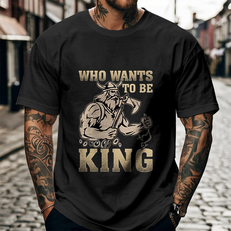 WorldNorse Viking King Of Warrior T-shirt