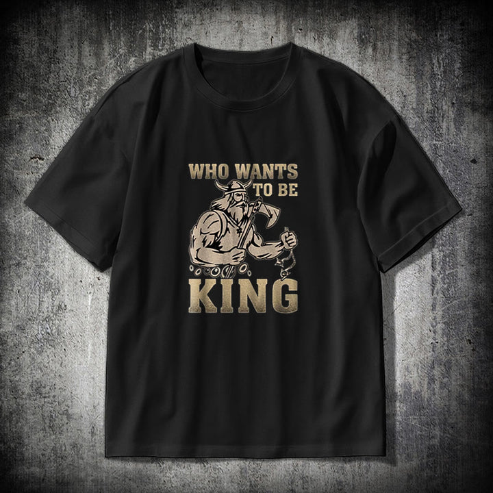 WorldNorse Viking King Of Warrior T-shirt