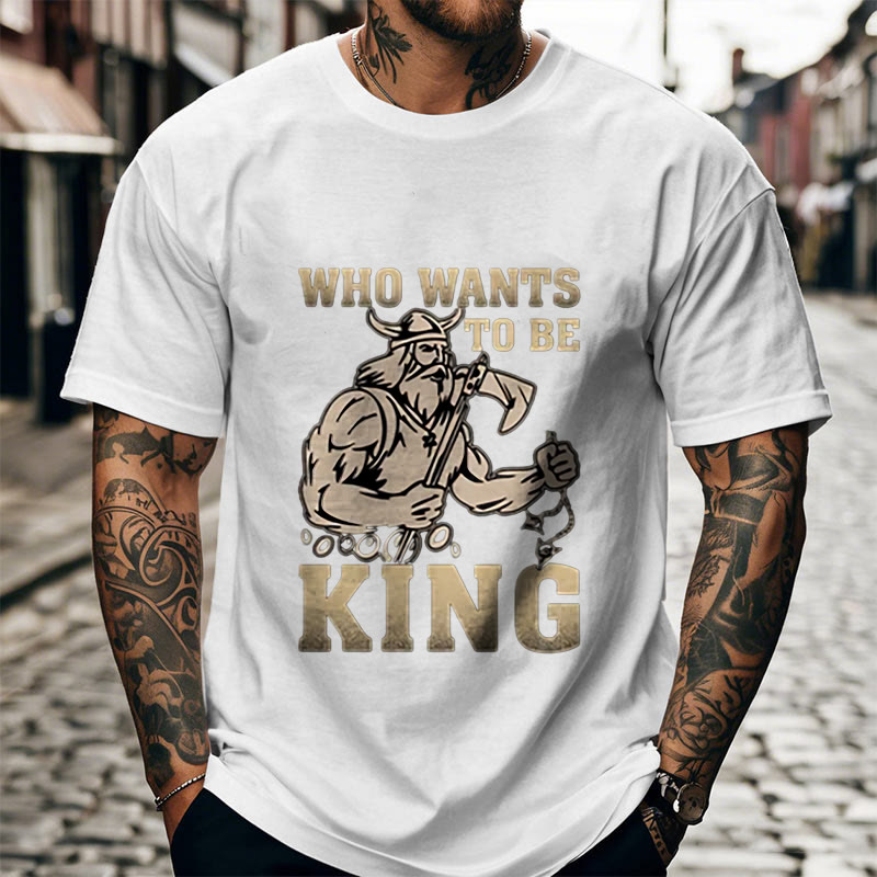 WorldNorse Viking King Of Warrior T-shirt