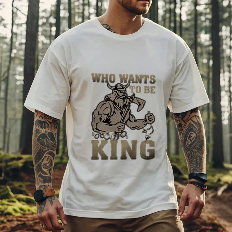 WorldNorse Viking King Of Warrior T-shirt