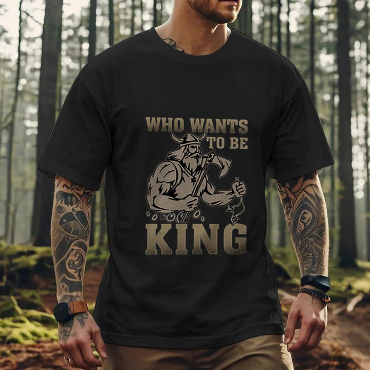 WorldNorse Viking King Of Warrior T-shirt